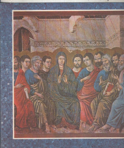 Historia de la Iglesia: Pentecoste de Duccio di Buoninsegna, altar catedral de Siena