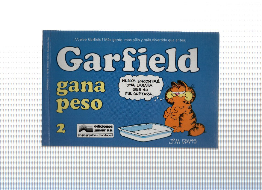 GARFIELD Numero 02: GANA PESO - JIM DAVIS (1990)