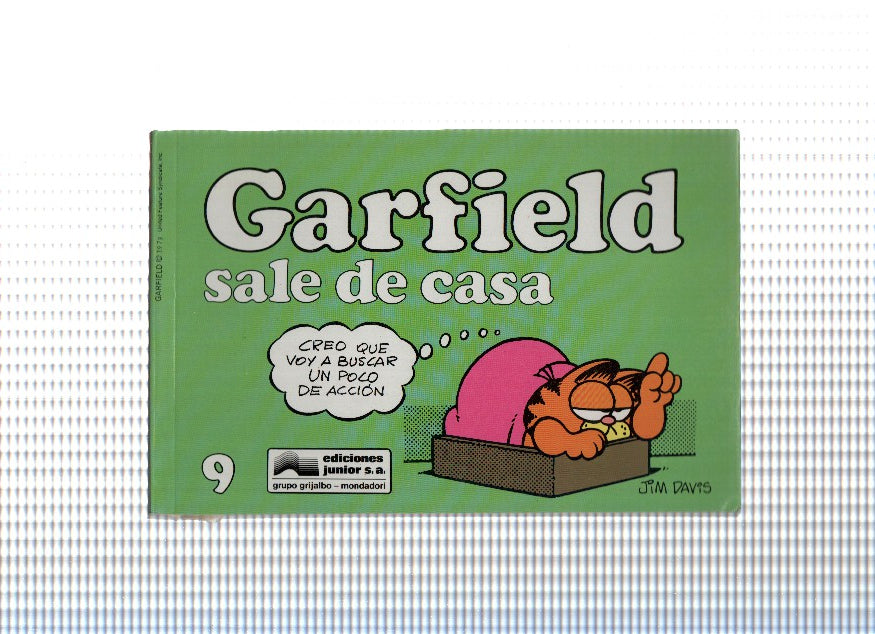 GARFIELD Numero 09: SALE DE CASA - JIM DAVIS (1990)