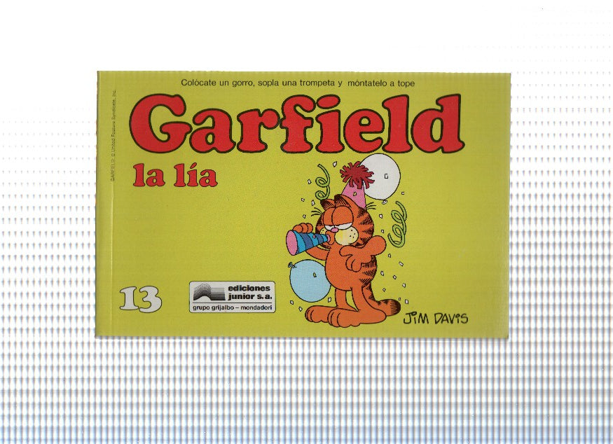 GARFIELD Numero 13: LA LIA - JIM DAVIS (1990)