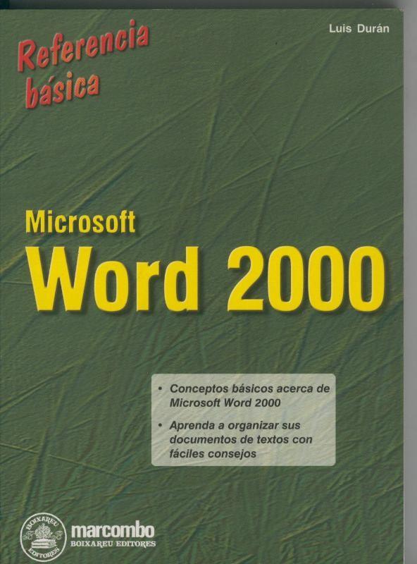 Microsoft Word 2000