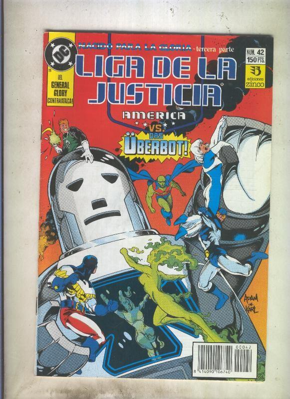 Liga de la Justicia America numero 42 (numerado 2 en trasera)