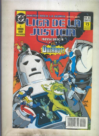 Liga de la Justicia America numero 42 (numerado 2 en trasera)
