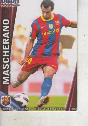Cromo Liga 2012: Mascherano de Barça