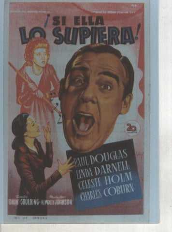 Foto cine 436: Si ella lo supiera (Paul Douglas)