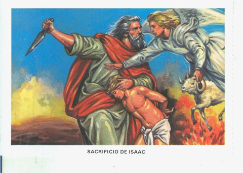 Postal 014542: La Biblia: Sacrificio de Isaac