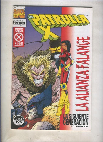La Patrulla X volumen 1 numero 154: La alianza falange (numerado 3 en trasera)
