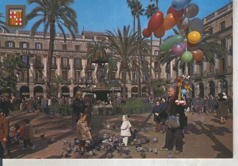 Postal 015940: Plaza Real de Barcelona