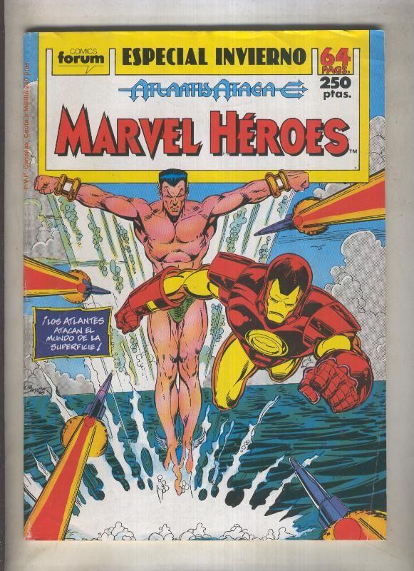 Marvel Heroes especial invierno 1989: Atlantis ataca (numerado 1 en trasera)
