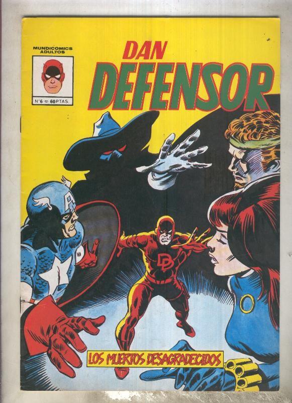 Dan Defensor (Daredevil) de Mundicomics numero 6 (numerado 2 en trasera)