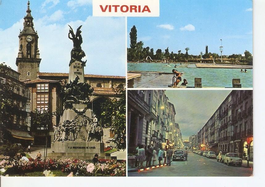 Postal 031394 : Vitoria. Plaza de la Virgen Blanca