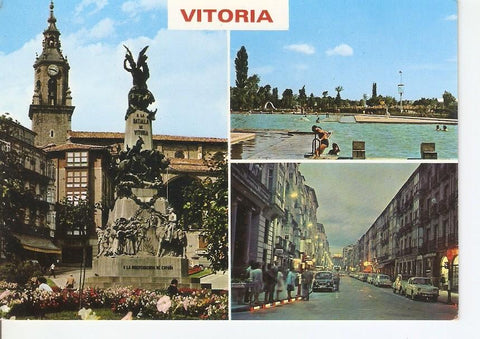 Postal 031394 : Vitoria. Plaza de la Virgen Blanca