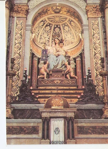 Postal 035858 : Haifa Monasterio Stella Maris statua della Madonna
