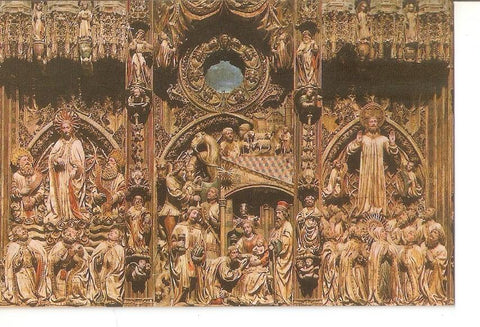 Postal 036085 : Zaragoza. Catedral de la Seo. Altar Mayor. Fragmento
