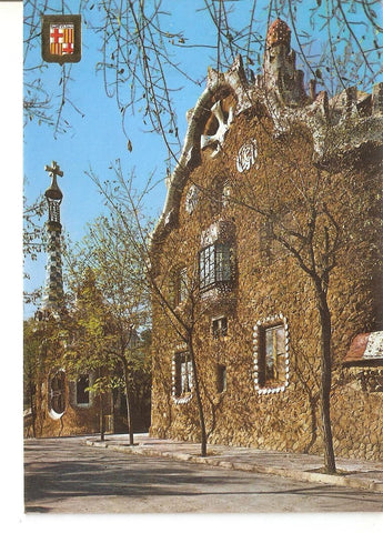 Postal 037973 : Barcelona. Entrada al Parc Guell