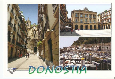 Postal 044211 : Donostia. Calle Mayor Plaza de la Constitucion Puerto Kale Nagusia Konstituzio Enparantza Portua
