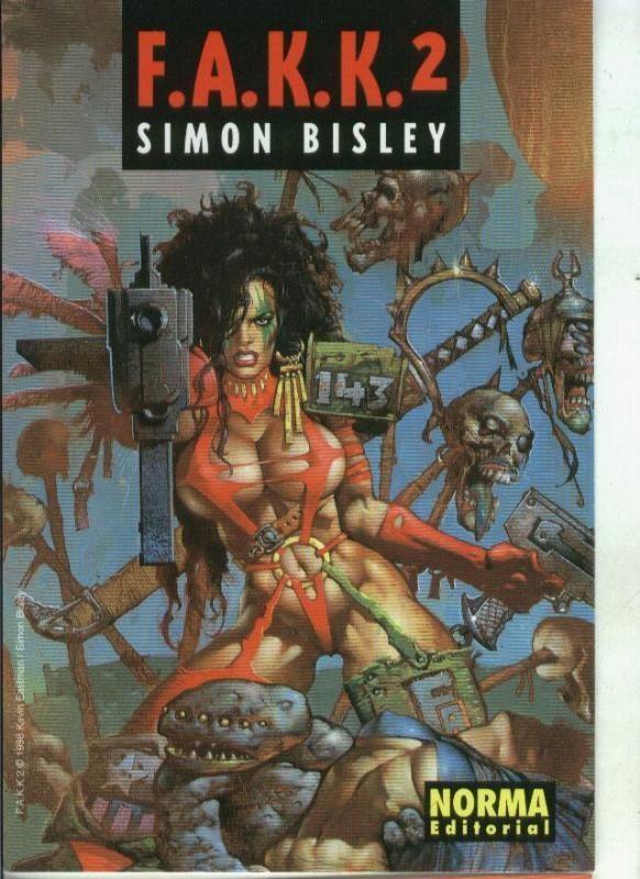 Postal 000340: F.A.K.K.2 de simon bisley