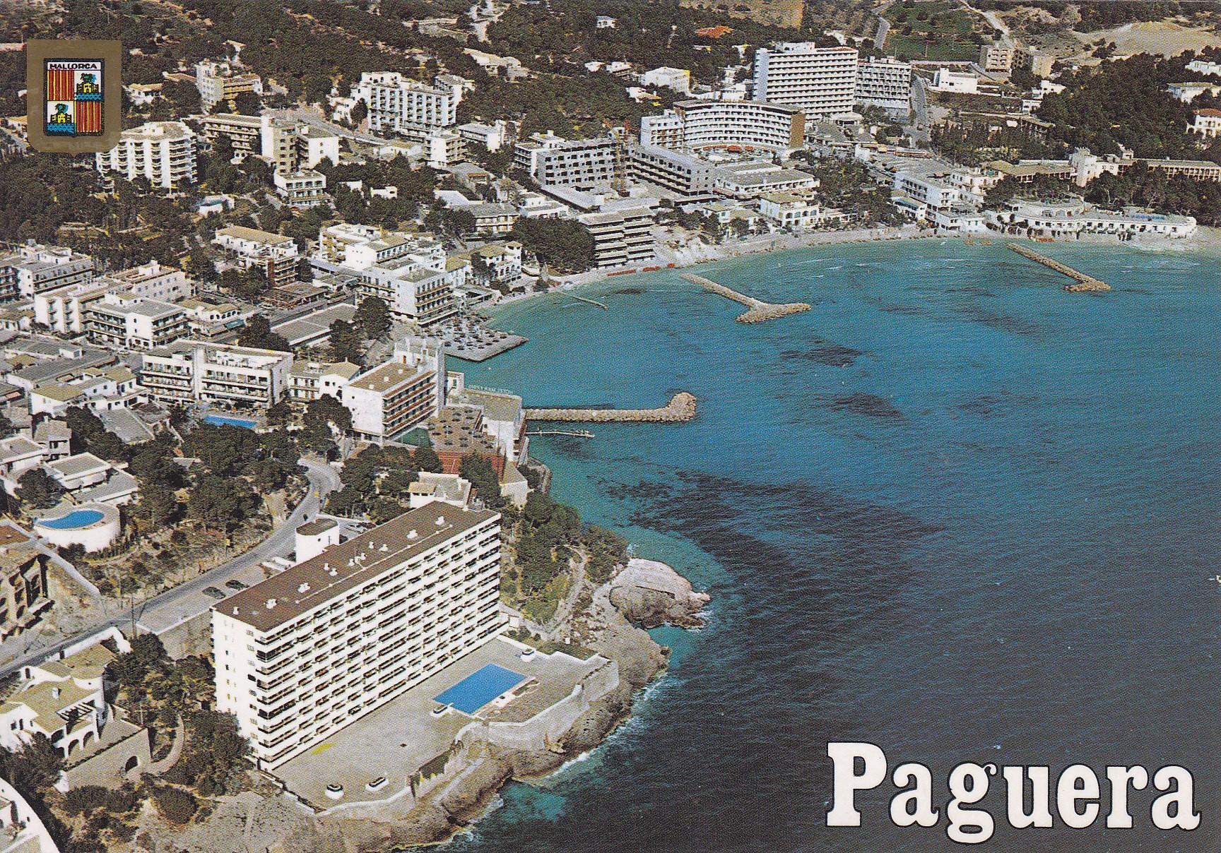 Postal 60967: Vista aerea playa de Paguera (Palma de Mallorca)