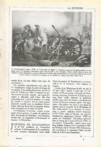 LAMINA 3989: RAFFET: NAPOLEON EL 5 DE OCTUBRE DE 1795