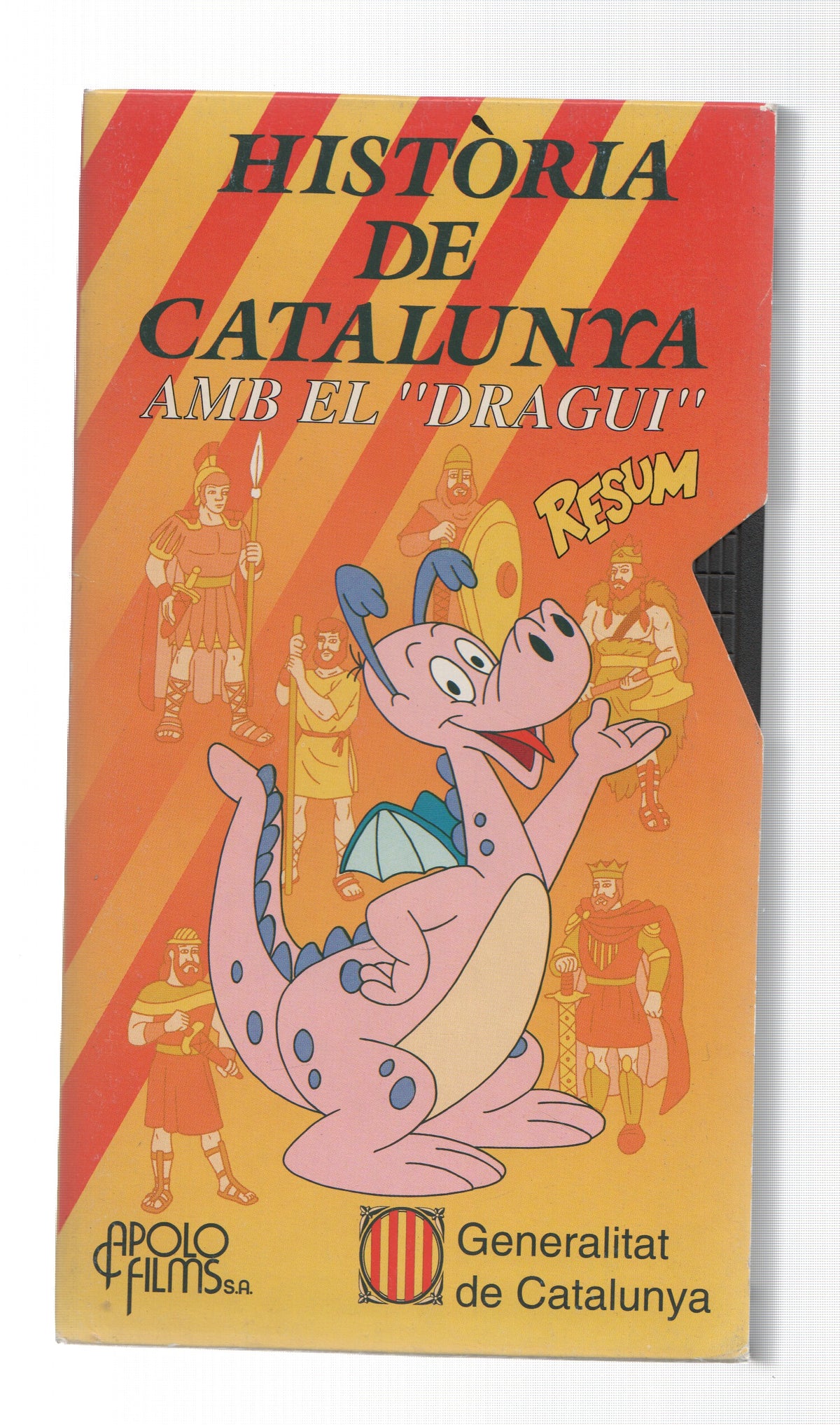 Documental VHS: HISTORIA DE CATALUNYA amb el DRAGUI (Apolo Films)