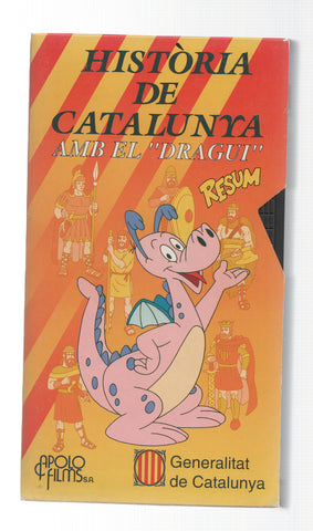 Documental VHS: HISTORIA DE CATALUNYA amb el DRAGUI (Apolo Films)