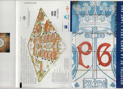 Triptico Museo: HOSPITAL DE LA SANTA CREU I SANT PAU - Architectural Guide