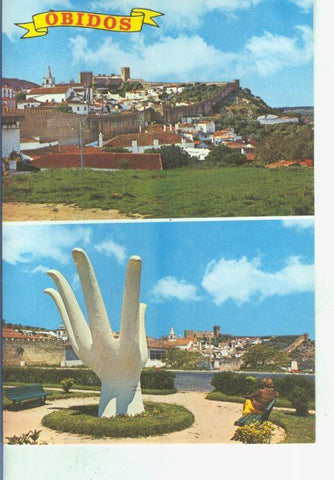 Postal 014391: Vistas de Obidos, Portugal