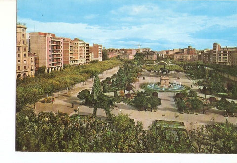 Postal 028026 : Logroño, vista parcial del Espolon moderno