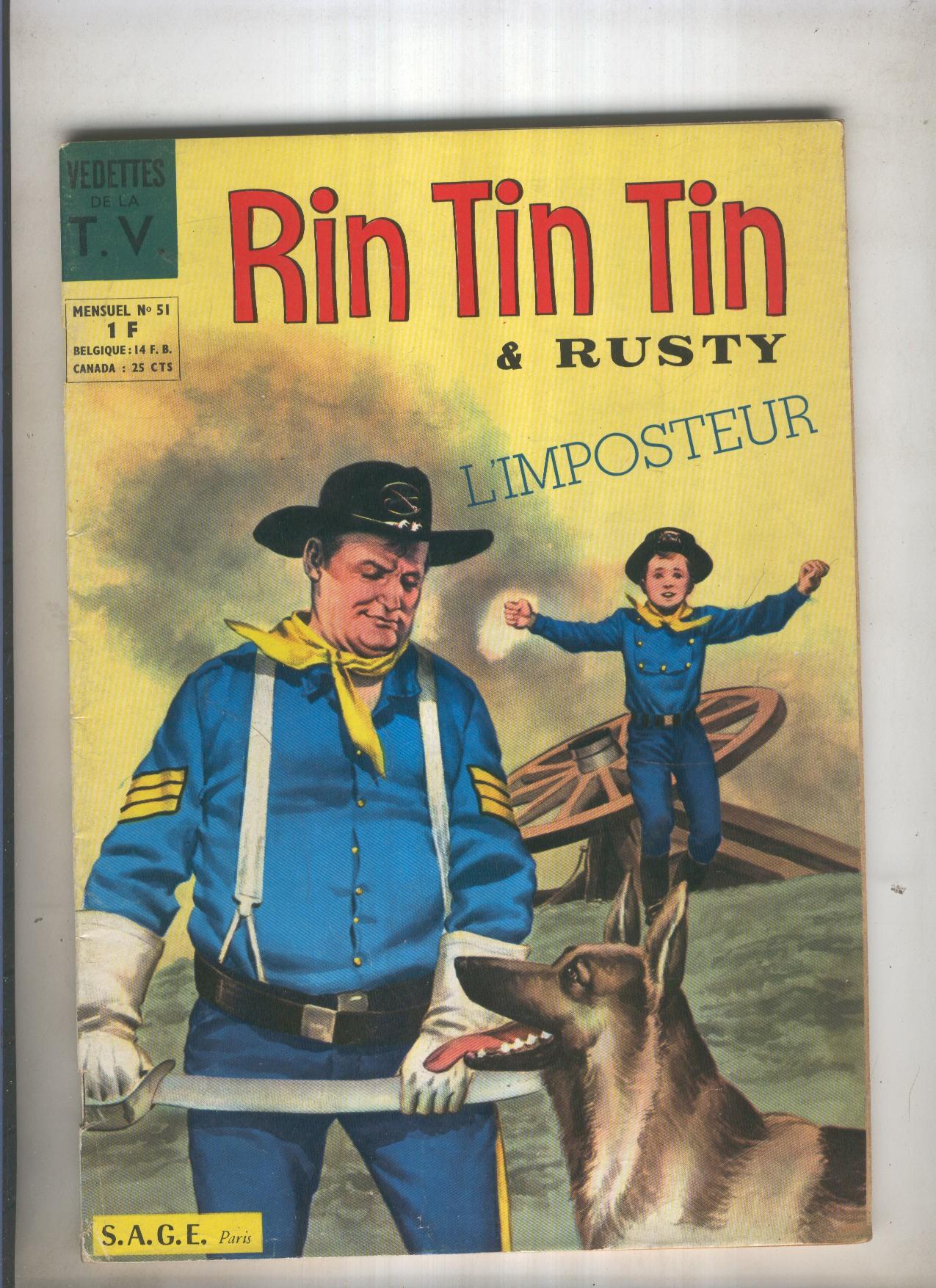 RIN TIN TIN ET RUSTY Numero 051: Limposteur