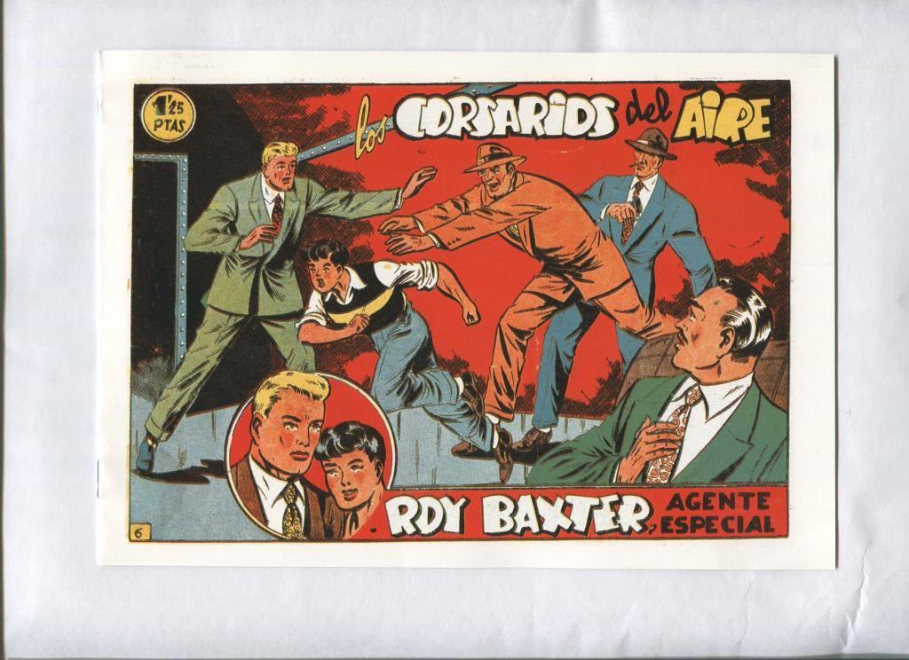 Facsimil: Roy Baxter numero 06: Los corsarios del aire