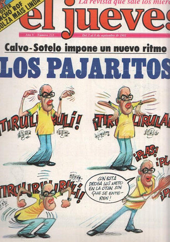 EL JUEVES numero 0223 - POSTER CENTRAL SANCHO ROF