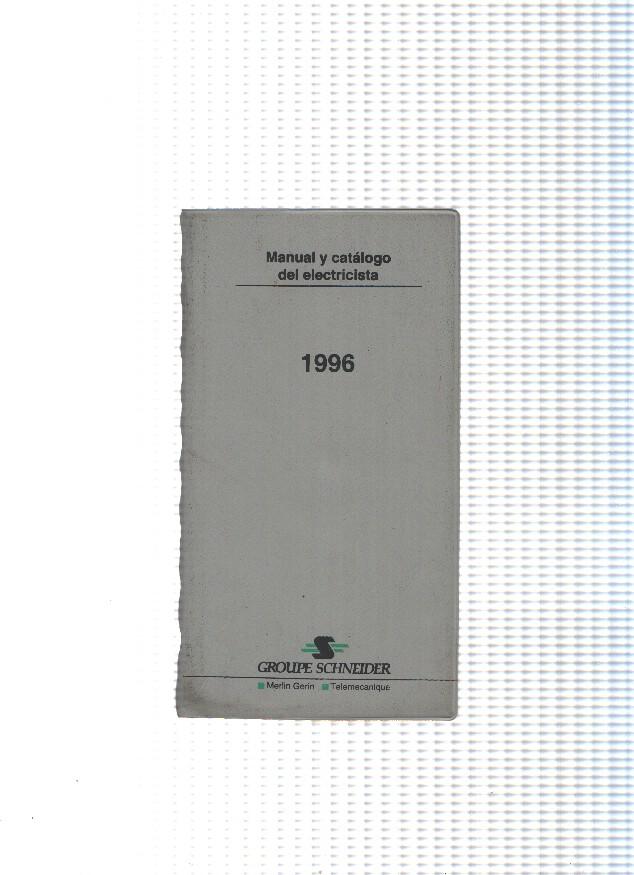 Manual y catalogo del electricista 1996