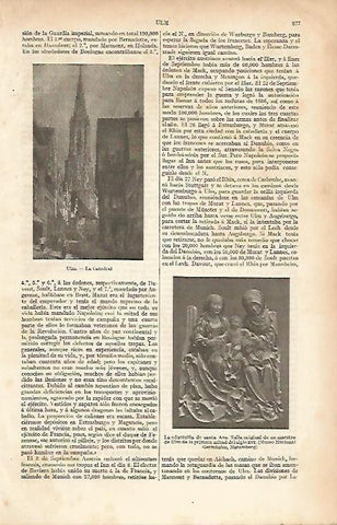 LAMINA ESPASA Alemania 12114: Catedral de Ulm Alemania