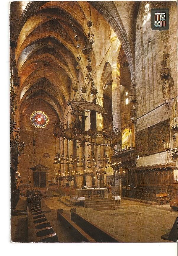 Postal 040912 : Mallorca. Palma. Catedral desde el Coro. Vista general