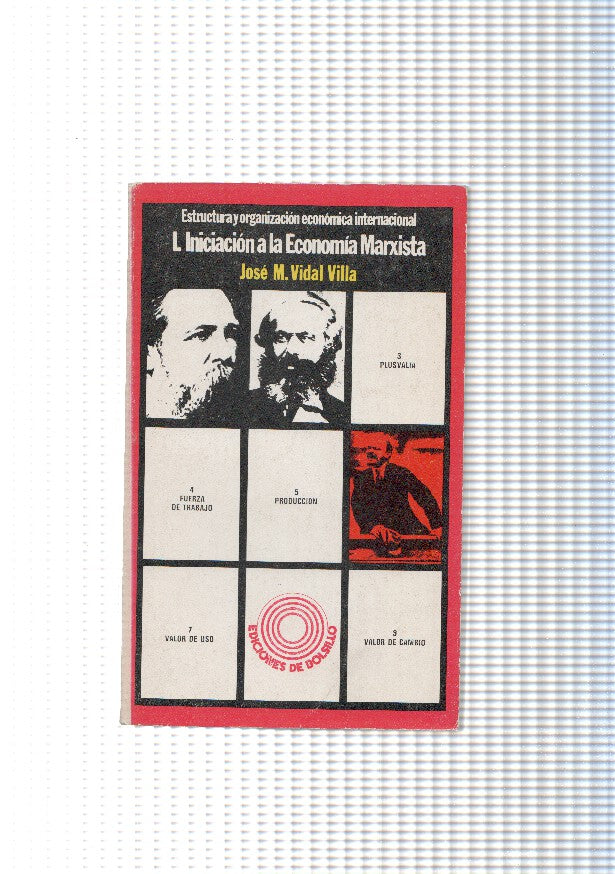 Estructura y organicacion economica Internacional. 1. Iniciacion a la Economia Marxista