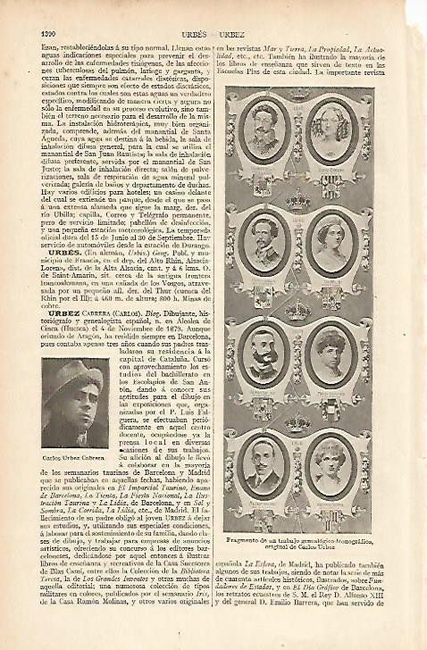LAMINA ESPASA 12184: Trabajo genealogico de Carlos Urbez