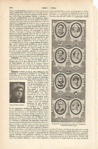 LAMINA ESPASA 12184: Trabajo genealogico de Carlos Urbez