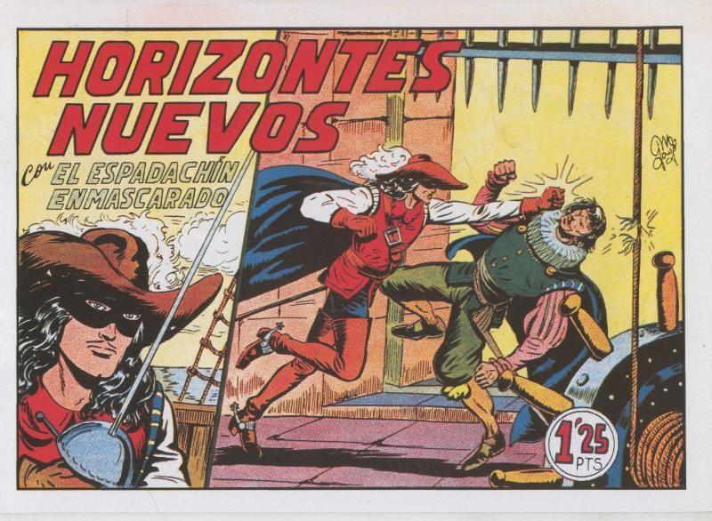 El Espadachin Enmascarado facsimil numero 057: Horizontes nuevos