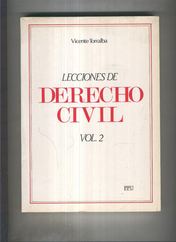 Lecciones de Derecho Civil Vol. 2
