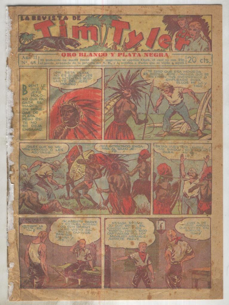 Tim Tyler de Hispano Americana numero 068 (procede de tomo desencuadernado)