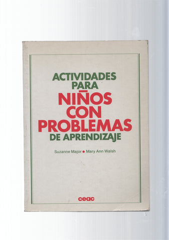 Actividades para niños con problemas de aprendizaje