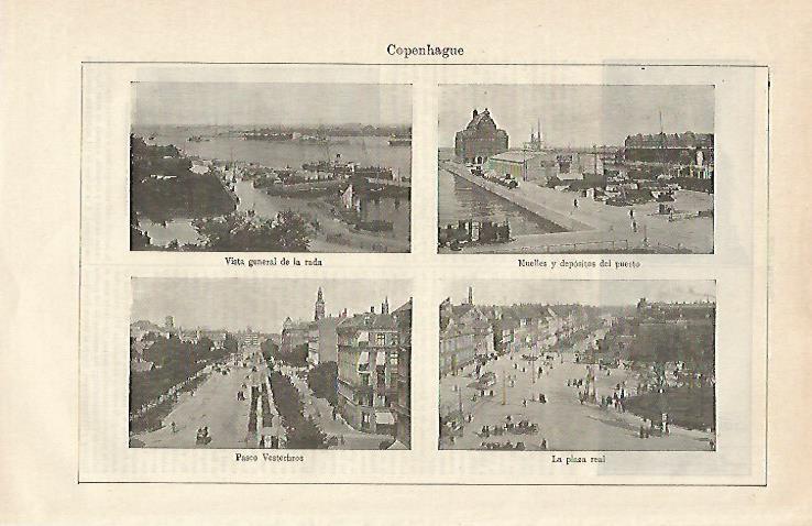 LAMINA ESPASA 14898: Vistas de Copenhague
