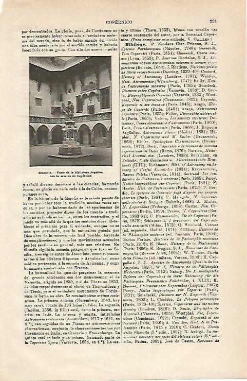 LAMINA ESPASA 14905: Biblioteca Jagellon de Cracovia Polonia
