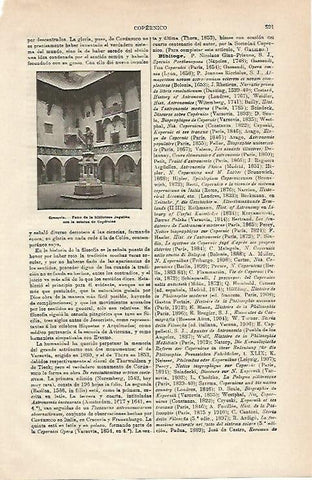 LAMINA ESPASA 14905: Biblioteca Jagellon de Cracovia Polonia