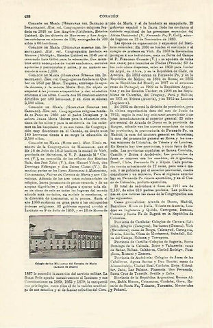 LAMINA ESPASA 14924: Colegio de los Misioneros del Corazon de Maria en Aranda del Duero