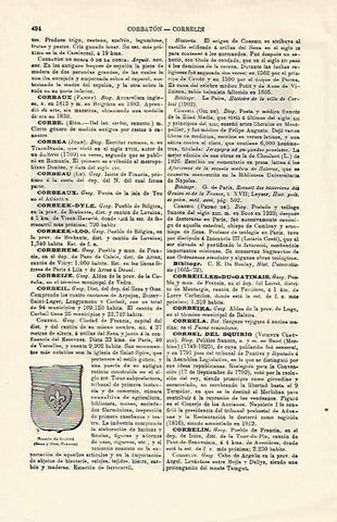 LAMINA ESPASA 14926: Escudo de Corbeil Francia