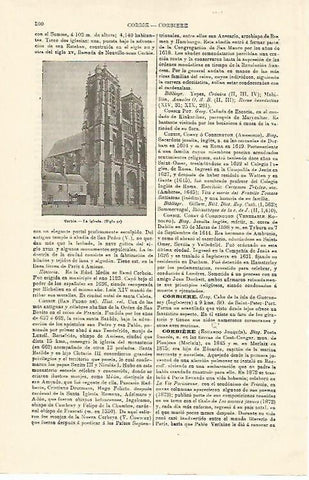 LAMINA ESPASA 14928: Iglesia de Corbie Francia