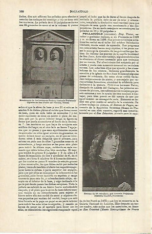 LAMINA ESPASA 15189: Retrato de un caballero por Pollaiuolo