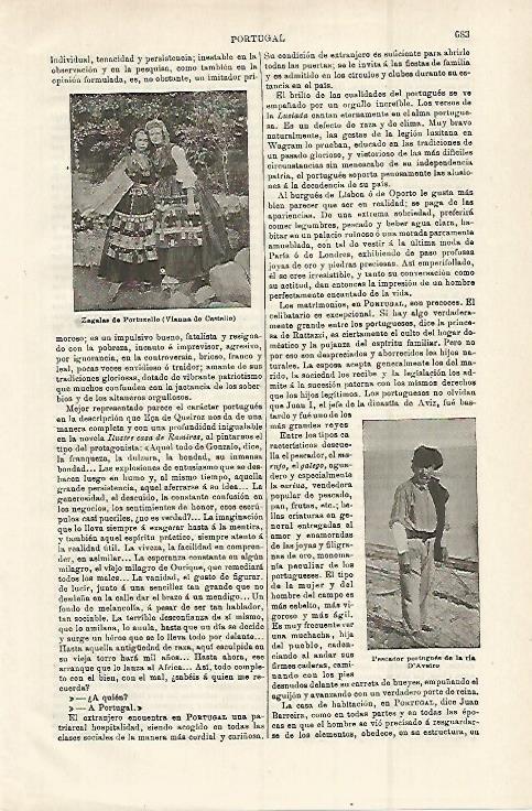 LAMINA ESPASA 15320: Chicas de Portuzello Portugal