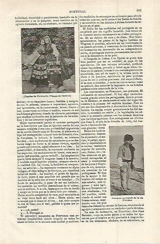 LAMINA ESPASA 15320: Chicas de Portuzello Portugal